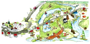 Wioska Górnicza - mapa